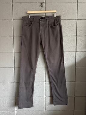 J Brand Tyler Slim Fit Straight Leg Pants in Lunar Gray size 36"x34"